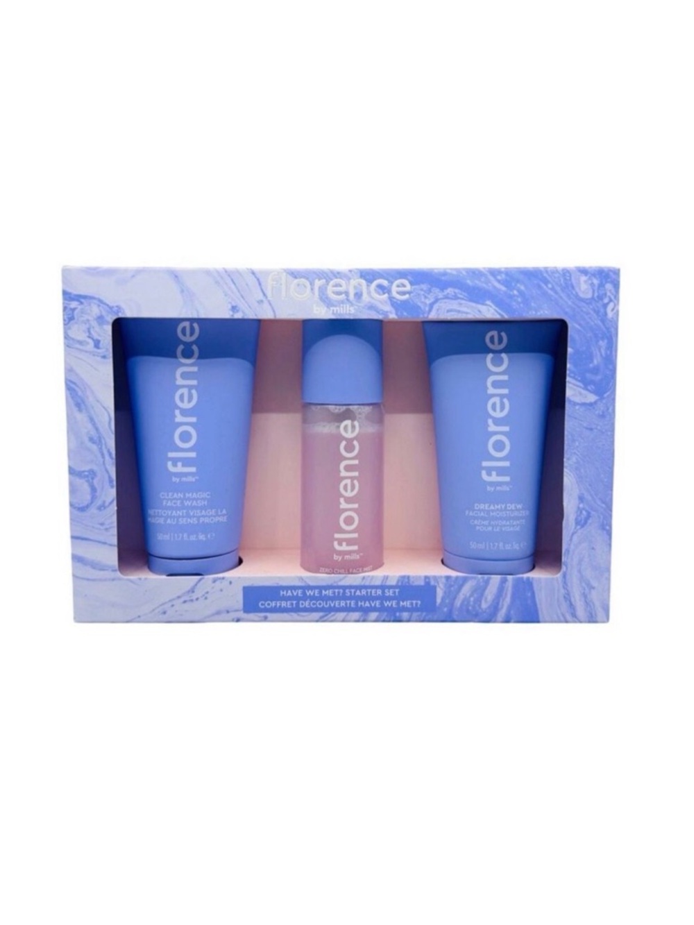Florence by Mills Have We Met? Starter Skincare Set - Cleanse, Hydrate, Refresh